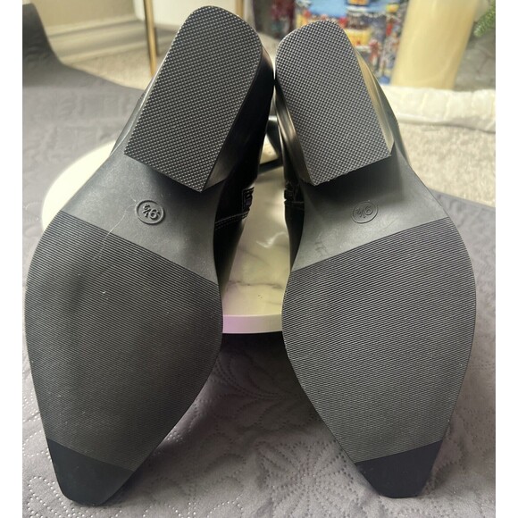 Universal Thread Black Aubree Ankle Boots NWT SZ 10, 9.5 &  9 Western Cowgirl - Picture 13 of 15